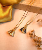 Colar Nossa Senhora Aparecida com Manto de Zircônia